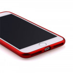 Wholesale iPhone 8 / 7 Metallic Style Slim Hybrid Case (Black)